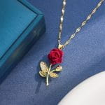 "Witch On Broom" Sterling Silver Necklace - 图片 14
