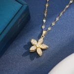 "Witch On Broom" Sterling Silver Necklace - 图片 16