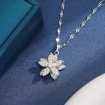 "Witch On Broom" Sterling Silver Necklace - 图片 17