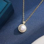 "Witch On Broom" Sterling Silver Necklace - 图片 22