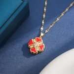 "Witch On Broom" Sterling Silver Necklace - 图片 24