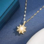 "Witch On Broom" Sterling Silver Necklace - 图片 28