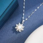 "Witch On Broom" Sterling Silver Necklace - 图片 29