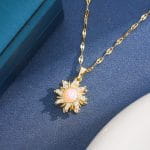 "Witch On Broom" Sterling Silver Necklace - 图片 30