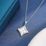 "Witch On Broom" Sterling Silver Necklace - 图片 35