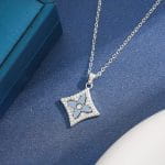 "Witch On Broom" Sterling Silver Necklace - 图片 37