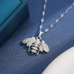 "Witch On Broom" Sterling Silver Necklace - 图片 39