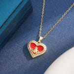 "Witch On Broom" Sterling Silver Necklace - 图片 40