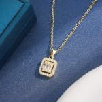 "Witch On Broom" Sterling Silver Necklace - 图片 6
