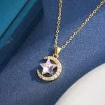 "Witch On Broom" Sterling Silver Necklace - 图片 51