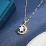 "Witch On Broom" Sterling Silver Necklace - 图片 53