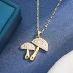 "Witch On Broom" Sterling Silver Necklace - 图片 58