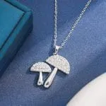 "Witch On Broom" Sterling Silver Necklace - 图片 59
