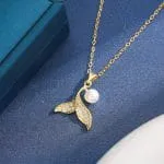 "Witch On Broom" Sterling Silver Necklace - 图片 66
