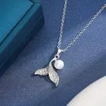 "Witch On Broom" Sterling Silver Necklace - 图片 67