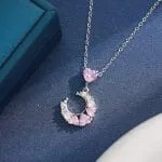 "Witch On Broom" Sterling Silver Necklace - 图片 69