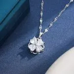 "Witch On Broom" Sterling Silver Necklace - 图片 75