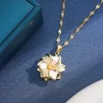 "Witch On Broom" Sterling Silver Necklace - 图片 77