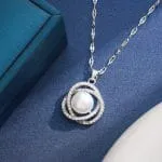 "Witch On Broom" Sterling Silver Necklace - 图片 87
