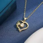 "Witch On Broom" Sterling Silver Necklace - 图片 92