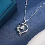 "Witch On Broom" Sterling Silver Necklace - 图片 93