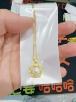 "Witch On Broom" Sterling Silver Necklace - 图片 96