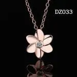 Halo Pear Cut Sterling Silver Necklace - 图片 34