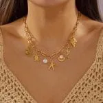 "Give Me Everything" Sterling Silver Layered Necklace - 图片 28