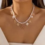 "Give Me Everything" Sterling Silver Layered Necklace - 图片 44