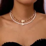 "Give Me Everything" Sterling Silver Layered Necklace - 图片 47