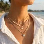 "Give Me Everything" Sterling Silver Layered Necklace - 图片 69
