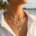 "Give Me Everything" Sterling Silver Layered Necklace - 图片 70