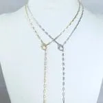 "We Found Love" Sterling Silver Layered Necklace - 图片 4