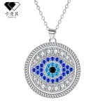 "Devil Eye" Sterling Silver Necklace