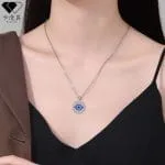 "Devil Eye" Sterling Silver Necklace - 图片 3