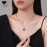 "Devil Eye" Sterling Silver Necklace - 图片 4