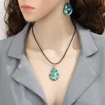 "Fille Du Vent" Collier Émail Argent Sterling - 图片 5