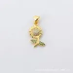 "Blooming Sunflower" Sterling Silver Necklace - 图片 10