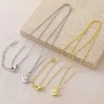 "Rock And Roll" Gesture Sterling Silver Necklace - 图片 3