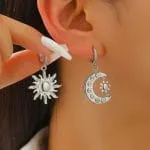 "Moon & Sun" Celtic Sterling Silver Necklace - 图片 11