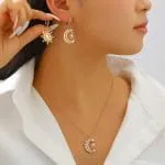 "Moon & Sun" Celtic Sterling Silver Necklace - 图片 17