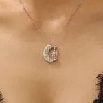 "Moon & Sun" Celtic Sterling Silver Necklace - 图片 8
