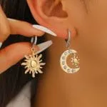 "Moon & Sun" Celtic Sterling Silver Necklace - 图片 9