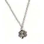 "Four Leaf Clover" Sterling Silver Necklace - 图片 4