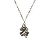 "Four Leaf Clover" Sterling Silver Necklace - 图片 5