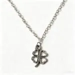 "Four Leaf Clover" Sterling Silver Necklace - 图片 6