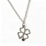 "Four Leaf Clover" Sterling Silver Necklace - 图片 8