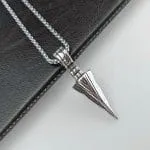 Arrow Symbol Stainless Steel Men's Necklace - 图片 3