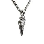 Arrow Symbol Stainless Steel Men's Necklace - 图片 5