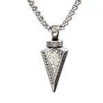 Arrow Symbol Stainless Steel Men's Necklace - 图片 9